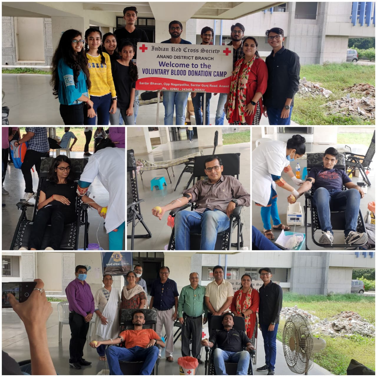 Blood Donation Camp Organized by MBIT