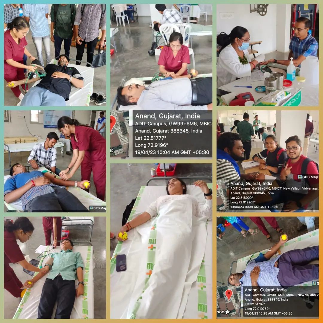 MBIT NSS team Organized a blood donation camp on 19/04/2023