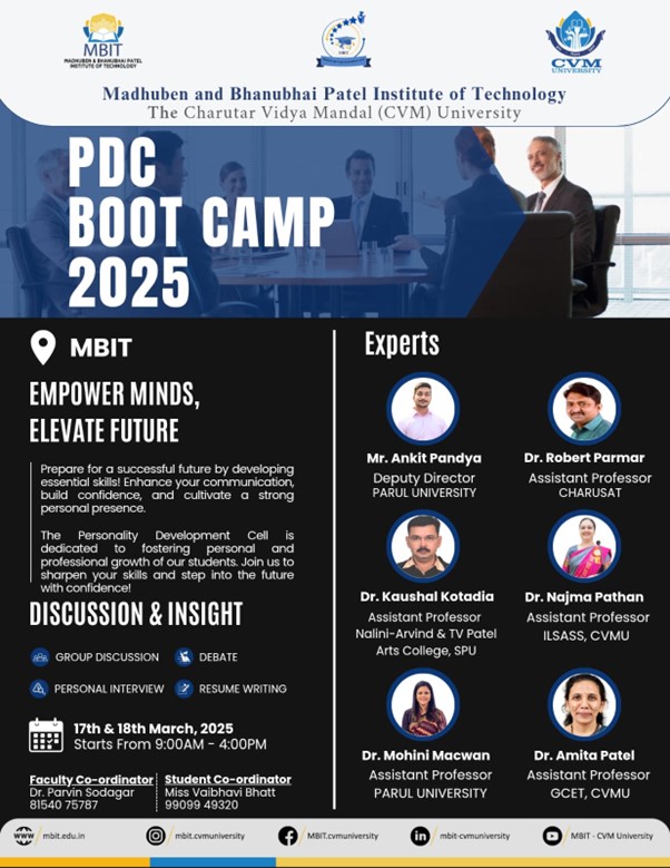 Report on PDC BOOT CAMP
