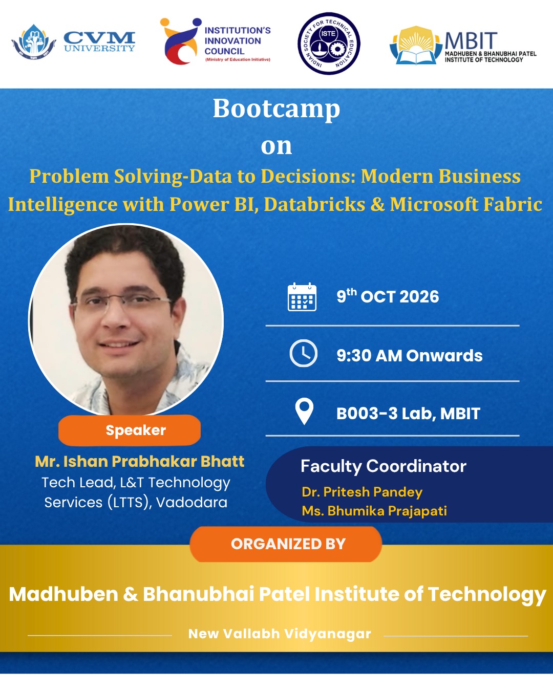 BOOTCAMP-Problem Solving – Data to Decisions: Modern Business Intelligence with Power BI, Databricks & Microsoft Fabric